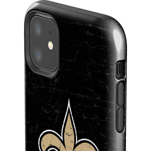 NFL New Orleans Saints Distressed iPhone 11 Impact Case