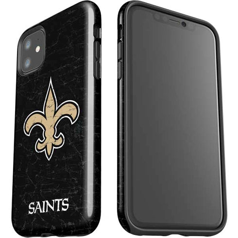 NFL New Orleans Saints Distressed iPhone 11 Impact Case