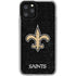 NFL New Orleans Saints Distressed iPhone 11 Pro Clear Case