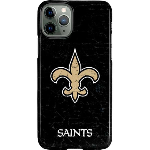 NFL New Orleans Saints Distressed iPhone 11 Pro Lite Case