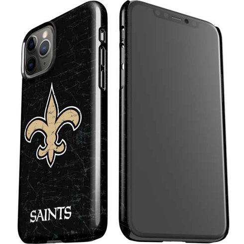 NFL New Orleans Saints Distressed iPhone 11 Pro Lite Case
