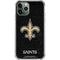NFL New Orleans Saints Distressed iPhone 11 Pro Max Clear Case