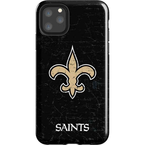 NFL New Orleans Saints Distressed iPhone 11 Pro Max Impact Case