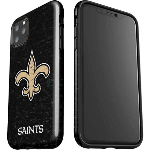 NFL New Orleans Saints Distressed iPhone 11 Pro Max Impact Case