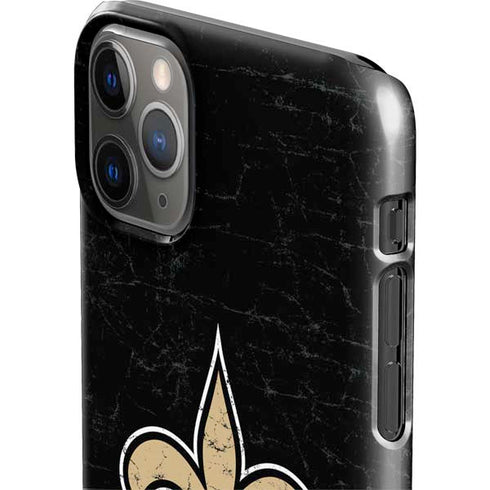 NFL New Orleans Saints Distressed iPhone 11 Pro Max Lite Case