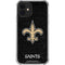 NFL New Orleans Saints Distressed iPhone 12 Clear Case