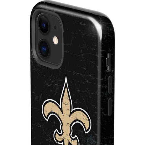 NFL New Orleans Saints Distressed iPhone 12 Impact Case