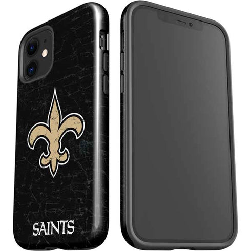 NFL New Orleans Saints Distressed iPhone 12 Impact Case