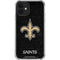 NFL New Orleans Saints Distressed iPhone 12 Mini Clear Case