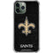 NFL New Orleans Saints Distressed iPhone 12 Pro Clear Case