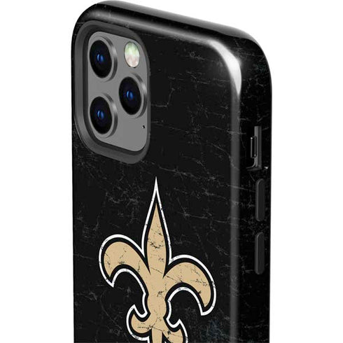 NFL New Orleans Saints Distressed iPhone 12 Pro Impact Case