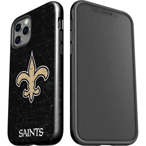 NFL New Orleans Saints Distressed iPhone 12 Pro Impact Case