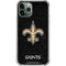 NFL New Orleans Saints Distressed iPhone 12 Pro Max Clear Case