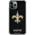 NFL New Orleans Saints Distressed iPhone 12 Pro Max Clear Case