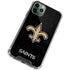 NFL New Orleans Saints Distressed iPhone 12 Pro Max Clear Case
