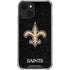 NFL New Orleans Saints Distressed iPhone 13 Clear Case