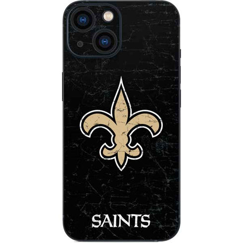 NFL New Orleans Saints Distressed iPhone 13 Mini Skin