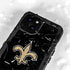 NFL New Orleans Saints Distressed iPhone 13 Mini Waterproof Case