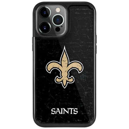 NFL New Orleans Saints Distressed iPhone 13 Pro Cargo Case