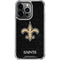 NFL New Orleans Saints Distressed iPhone 13 Pro Clear Case
