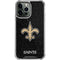 NFL New Orleans Saints Distressed iPhone 13 Pro Max Clear Case