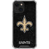 NFL New Orleans Saints Distressed iPhone 14 Clear Case