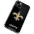 NFL New Orleans Saints Distressed iPhone 14 Clear Case