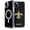 NFL New Orleans Saints Distressed iPhone 15 Plus MagSafe Case