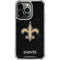 NFL New Orleans Saints Distressed iPhone 15 Pro Clear Case