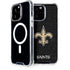 NFL New Orleans Saints Distressed iPhone 15 Pro Max MagSafe Case
