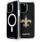 NFL New Orleans Saints Distressed iPhone 14 Pro Max MagSafe Case