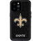NFL New Orleans Saints Distressed iPhone 14 Pro Max Waterproof Case