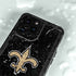 NFL New Orleans Saints Distressed iPhone 14 Pro Max Waterproof Case