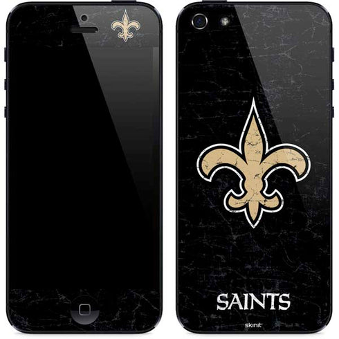 NFL New Orleans Saints Distressed iPhone 5/5s/5SE Skin