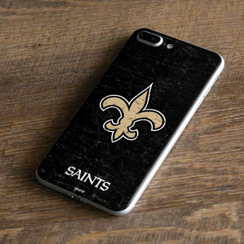 NFL New Orleans Saints Distressed iPhone 8 Plus Skin