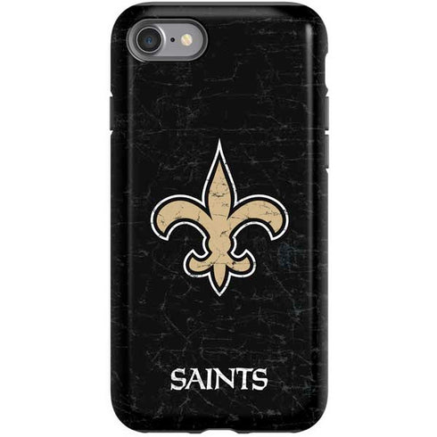 NFL New Orleans Saints Distressed iPhone SE (2nd & 3rd Gen) Pro Case