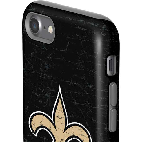 NFL New Orleans Saints Distressed iPhone SE (2nd & 3rd Gen) Pro Case
