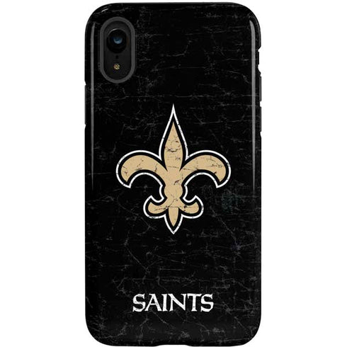 NFL New Orleans Saints Distressed iPhone XR Pro Case