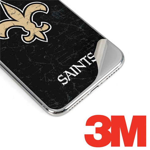 NFL New Orleans Saints Distressed iPhone XS Max Skin