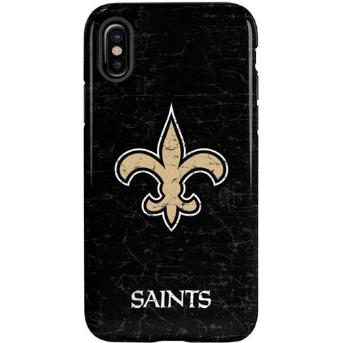 NFL New Orleans Saints Distressed iPhone XS Pro Case