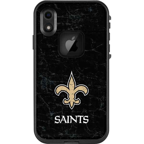 NFL New Orleans Saints Distressed LifeProof Fre iPhone Skin