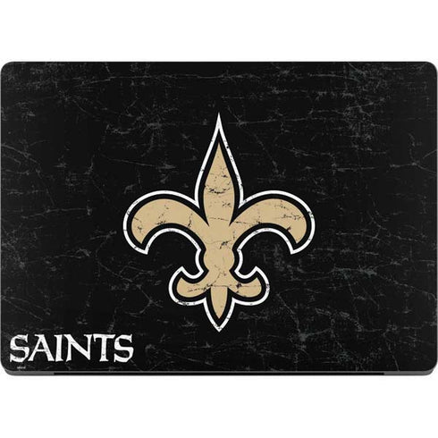 NFL New Orleans Saints Distressed MacBook Pro 14in (2021-24) Skin