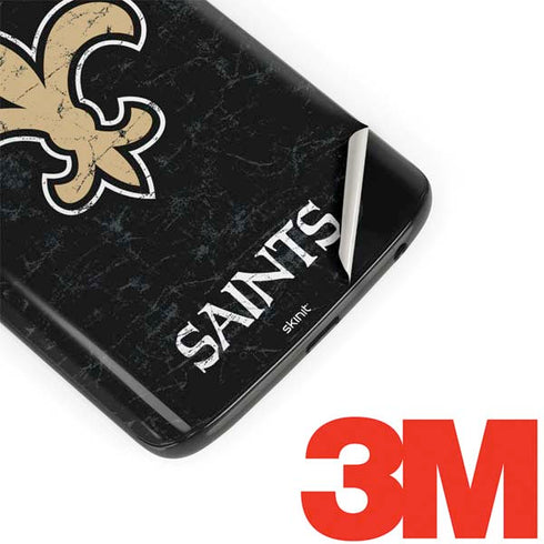 NFL New Orleans Saints Distressed Moto G6 Skin