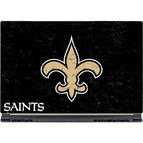 NFL New Orleans Saints Distressed MSI GS65 Stealth Laptop Skin