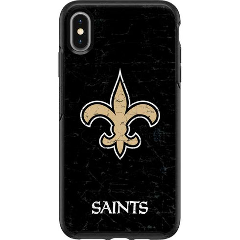 NFL New Orleans Saints Distressed Otterbox Symmetry iPhone Skin