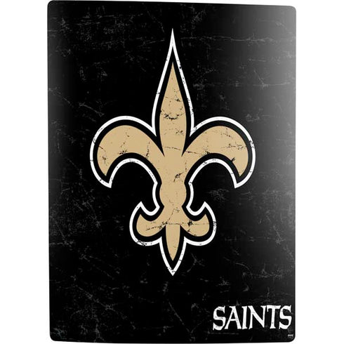 NFL New Orleans Saints Distressed PS5 Digital Edition Bundle Skin