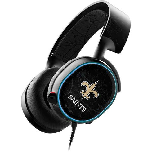NFL New Orleans Saints Distressed SteelSeries Arctis 3 Skin