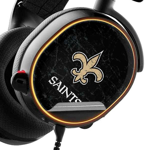 NFL New Orleans Saints Distressed SteelSeries Arctis 5 Skin