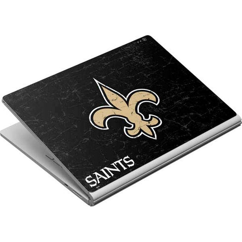 NFL New Orleans Saints Distressed Surface Book Skin