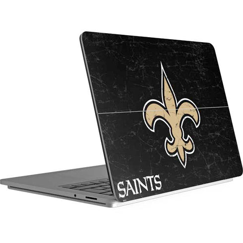 NFL New Orleans Saints Distressed Surface Laptop Studio Skin